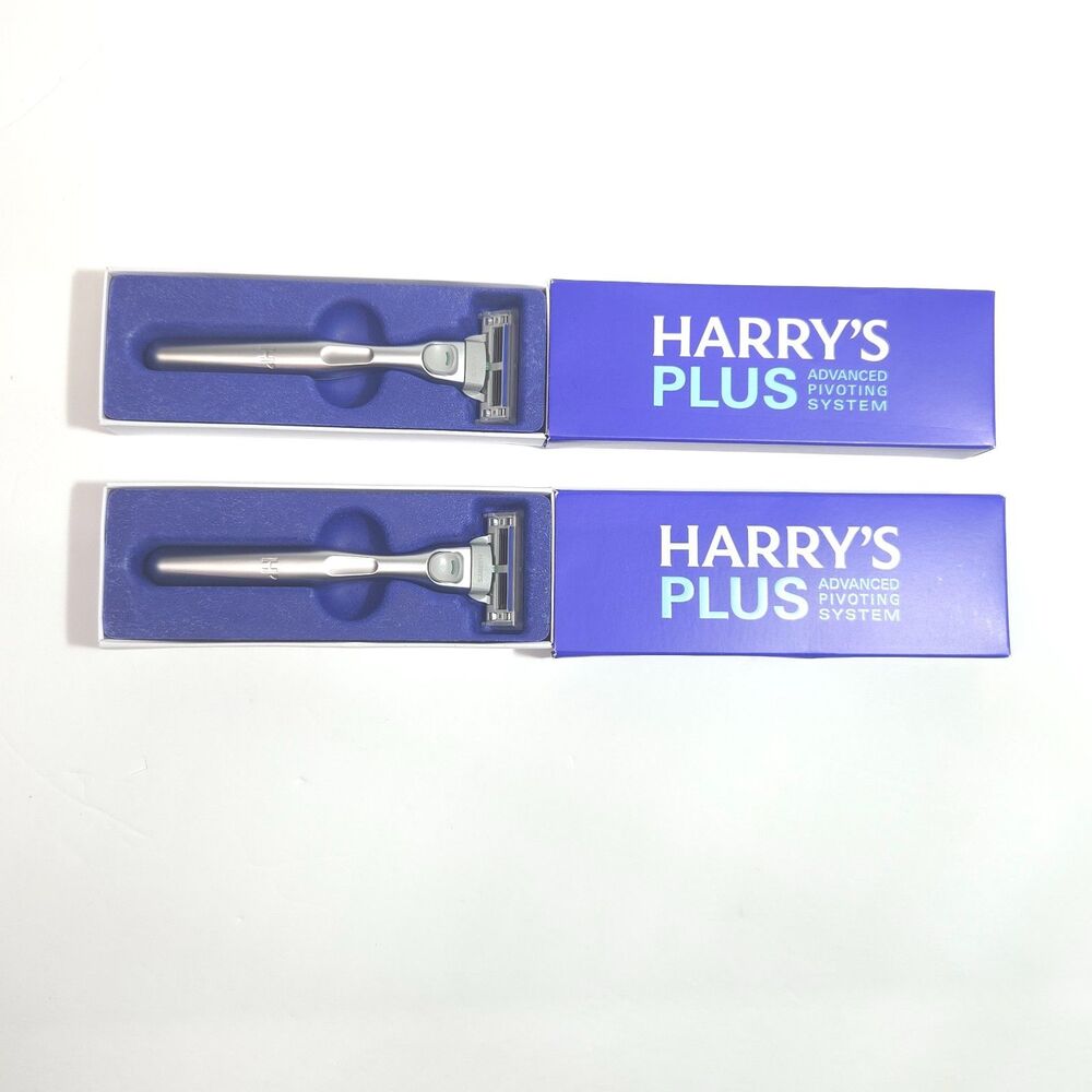 Harry's Plus Advanced Pivoting System Razor Moss Lot of 2 New